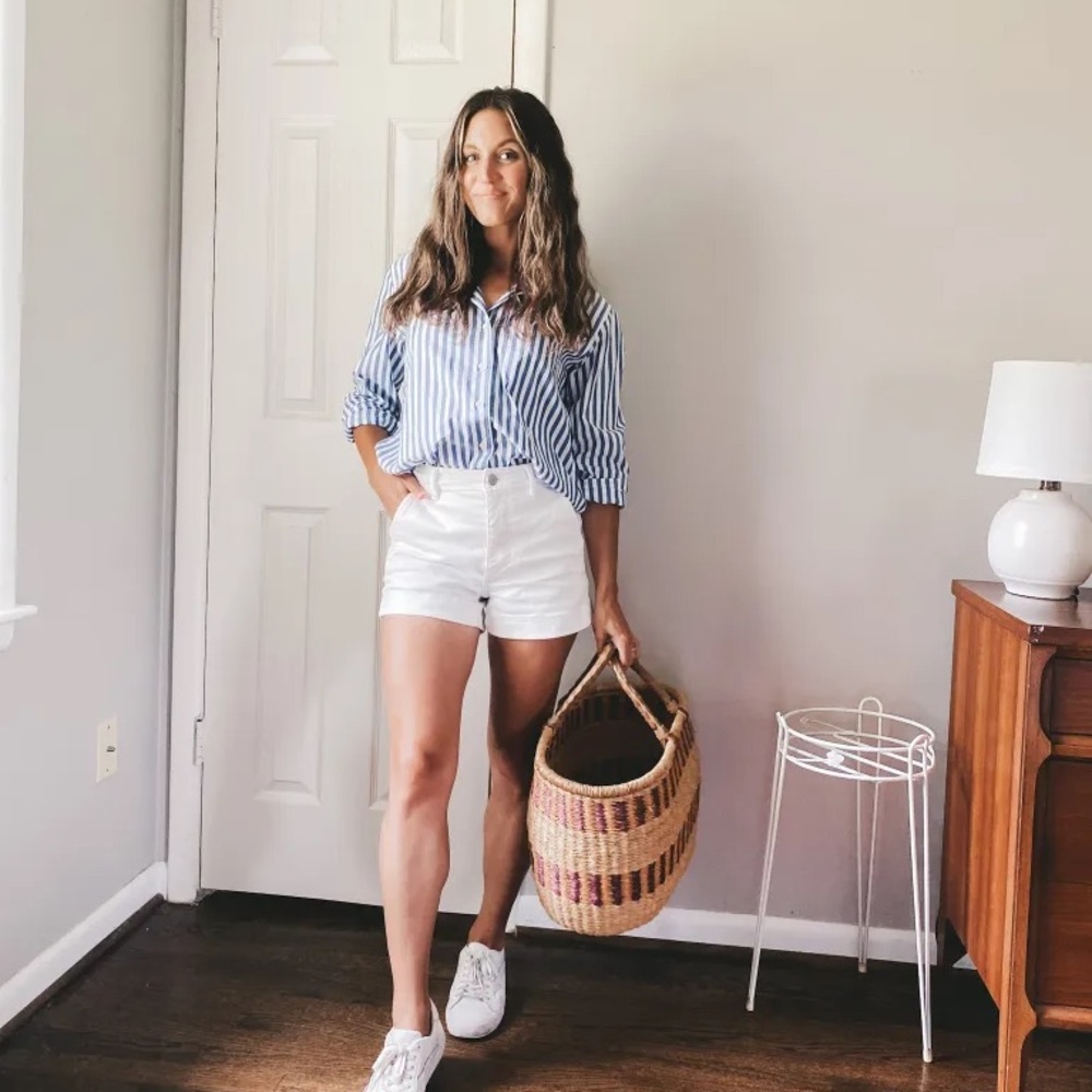 Hollister White Shorts